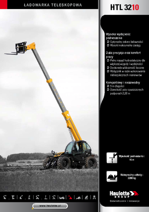 Sollevatori Telescopici Fissi Haulotte HTL3210