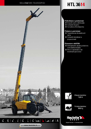 Sollevatori Telescopici Fissi Haulotte HTL3614