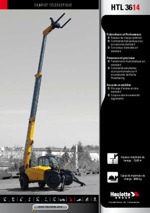 Sollevatori Telescopici Fissi Haulotte HTL3614