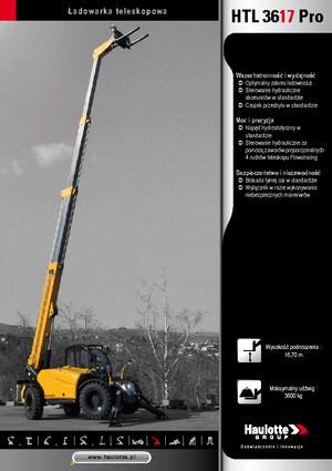 Sollevatori Telescopici Fissi Haulotte HTL3617