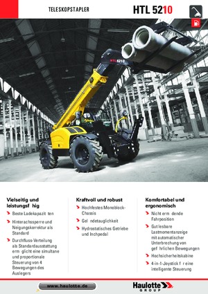 Sollevatori Telescopici Fissi Haulotte HTL5210