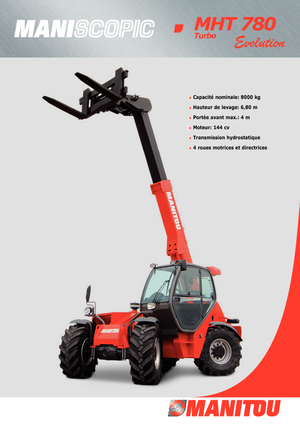 Sollevatori Telescopici Fissi Manitou MHT 780 T