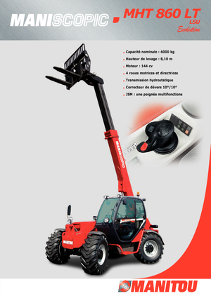 Sollevatori Telescopici Fissi Manitou MHT 860 LT LSU