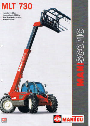 Sollevatori Telescopici Fissi Manitou MLT 730 T