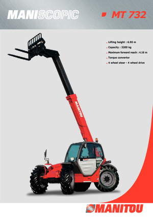 Sollevatori Telescopici Fissi Manitou MT 732