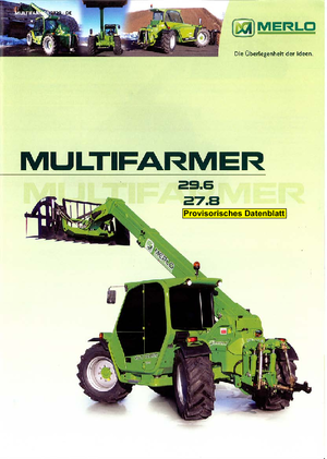 Sollevatori Telescopici Fissi Merlo Multifarmer 27.8