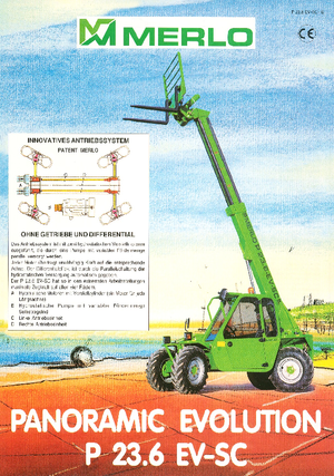 Sollevatori Telescopici Fissi Merlo P 23.6 EV