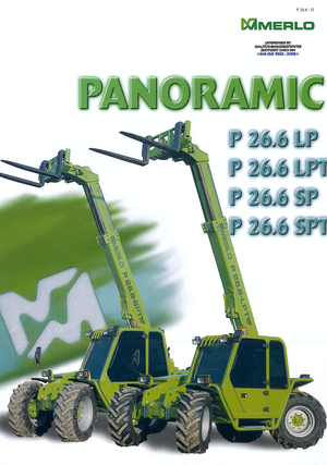 Sollevatori Telescopici Fissi Merlo P 26.6 LPT/SPT