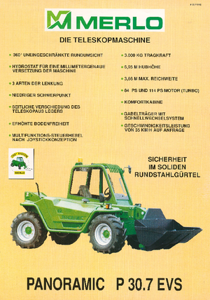 Sollevatori Telescopici Fissi Merlo P 30.7 EVS