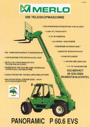 Sollevatori Telescopici Fissi Merlo P 60.6 EVS
