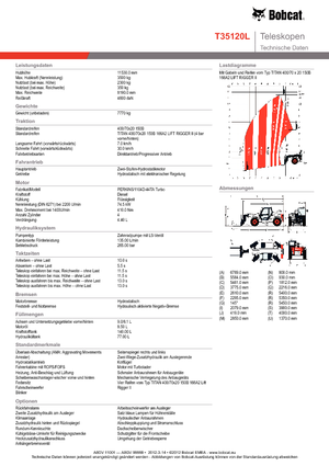 Sollevatori Telescopici Fissi Bobcat T 35120 L