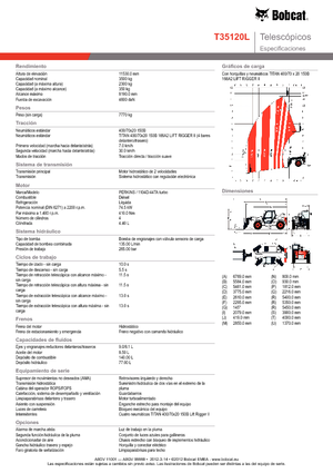 Sollevatori Telescopici Fissi Bobcat T 35120 L