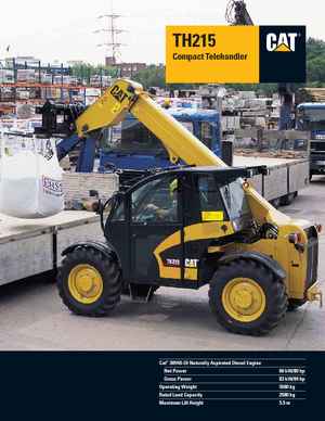 Sollevatori Telescopici Fissi Caterpillar TH215