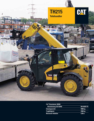Sollevatori Telescopici Fissi Caterpillar TH215