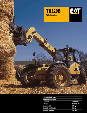Sollevatori Telescopici Fissi Caterpillar TH220B