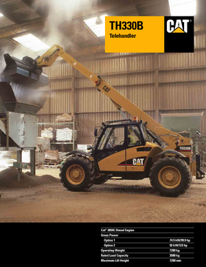 Sollevatori Telescopici Fissi Caterpillar TH330B