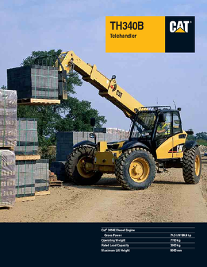 Sollevatori Telescopici Fissi Caterpillar TH340B