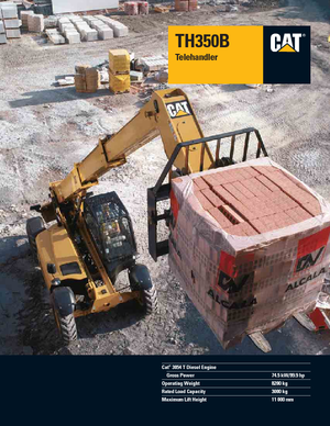 Sollevatori Telescopici Fissi Caterpillar TH350B