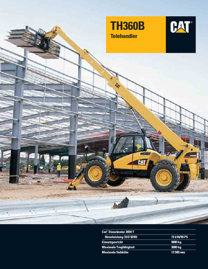 Sollevatori Telescopici Fissi Caterpillar TH360B