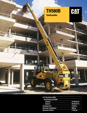 Sollevatori Telescopici Fissi Caterpillar TH 580 B