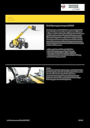 Sollevatori Telescopici Fissi Wacker Neuson TH735