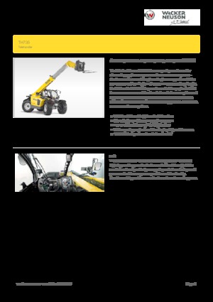Sollevatori Telescopici Fissi Wacker Neuson TH735