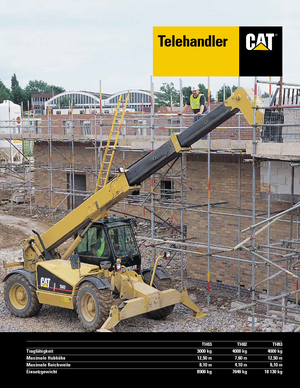 Sollevatori Telescopici Fissi Caterpillar TH 63