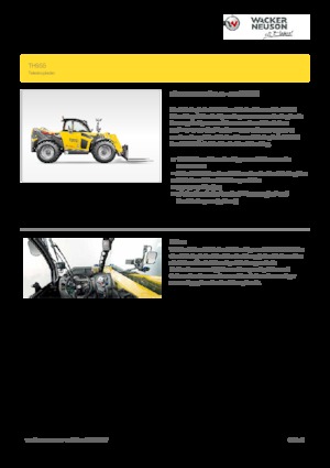 Sollevatori Telescopici Fissi Wacker Neuson TH955