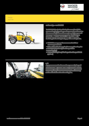 Sollevatori Telescopici Fissi Wacker Neuson TH955