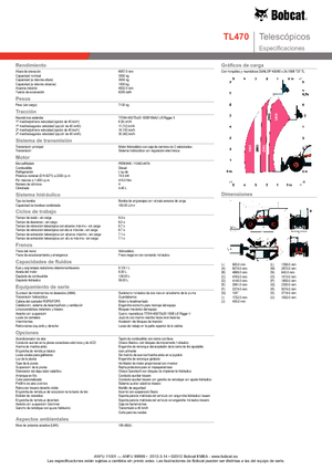 Sollevatori Telescopici Fissi Bobcat TL 470
