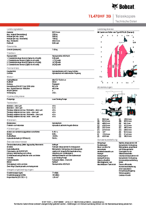 Sollevatori Telescopici Fissi Bobcat TL470HF IIIB