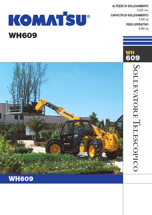 Sollevatori Telescopici Fissi Komatsu WH609