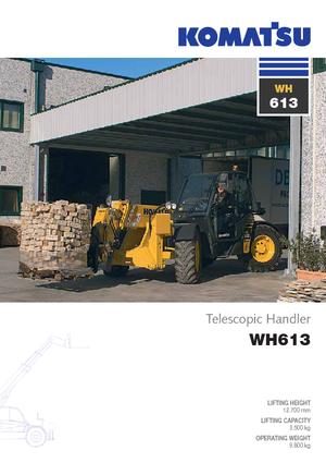 Sollevatori Telescopici Fissi Komatsu WH613