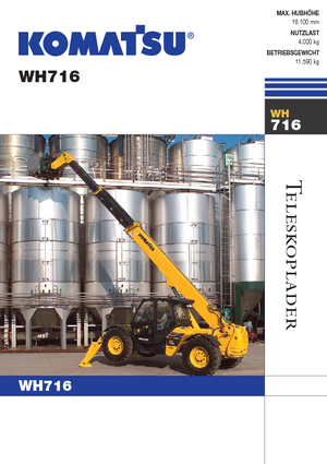 Sollevatori Telescopici Fissi Komatsu WH716