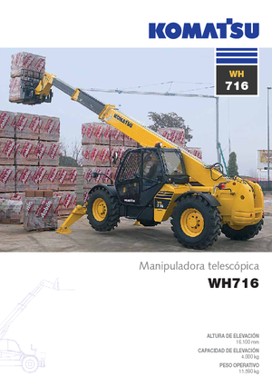 Sollevatori Telescopici Fissi Komatsu WH716