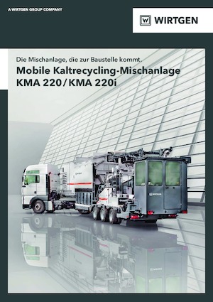 Riciclatrici stradali a freddo Wirtgen KMA 220i