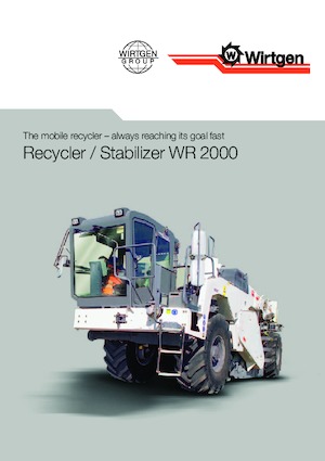 Riciclatrici stradali a freddo Wirtgen WR 2000
