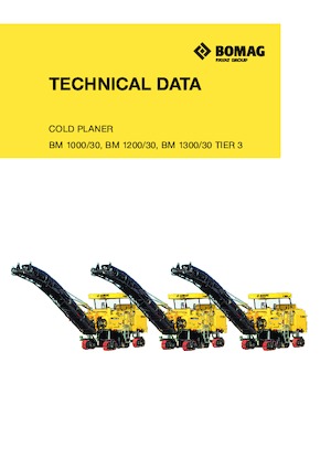 Frese stradali gommate/cingolate Bomag BM 1000/30