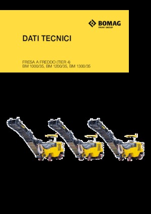 Finitrici stradali cingolate Bomag BM 1200/35