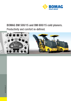 Frese stradali gommate/cingolate Bomag BM 500/15