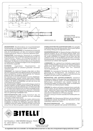 Frese stradali gommate/cingolate Bitelli SF 200 RS