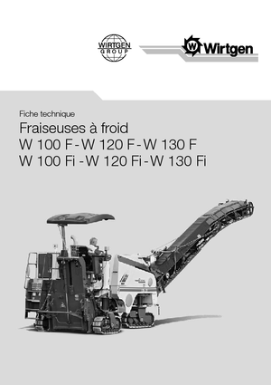 Frese stradali gommate/cingolate Wirtgen W 120 Fi