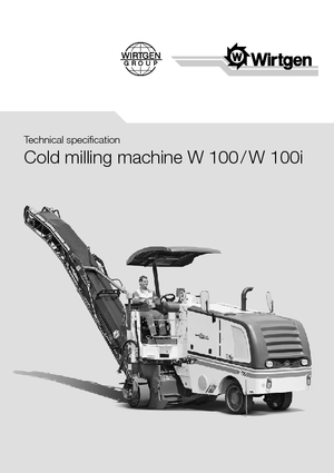 Frese stradali gommate/cingolate Wirtgen W 100 i