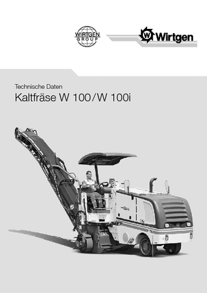 Frese stradali gommate/cingolate Wirtgen W 100 i