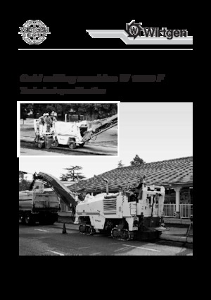 Frese stradali gommate/cingolate Wirtgen W 1200 F