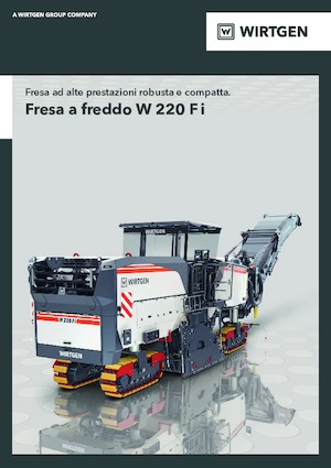 Frese stradali gommate/cingolate Wirtgen W 220 Fi