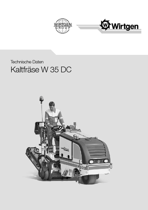 Frese stradali gommate/cingolate Wirtgen W 35 DC