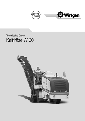Frese stradali gommate/cingolate Wirtgen W 60