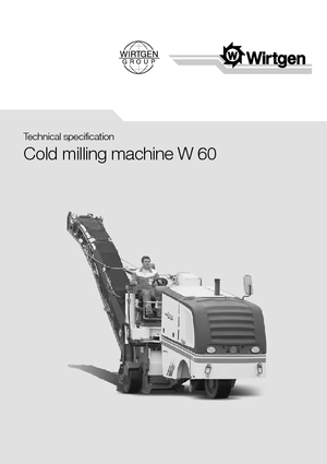 Frese stradali gommate/cingolate Wirtgen W 60