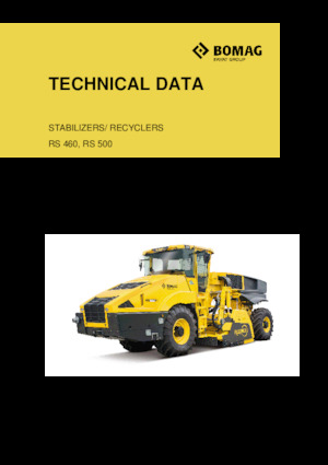 Riciclatrici stradali a freddo Bomag RS 460